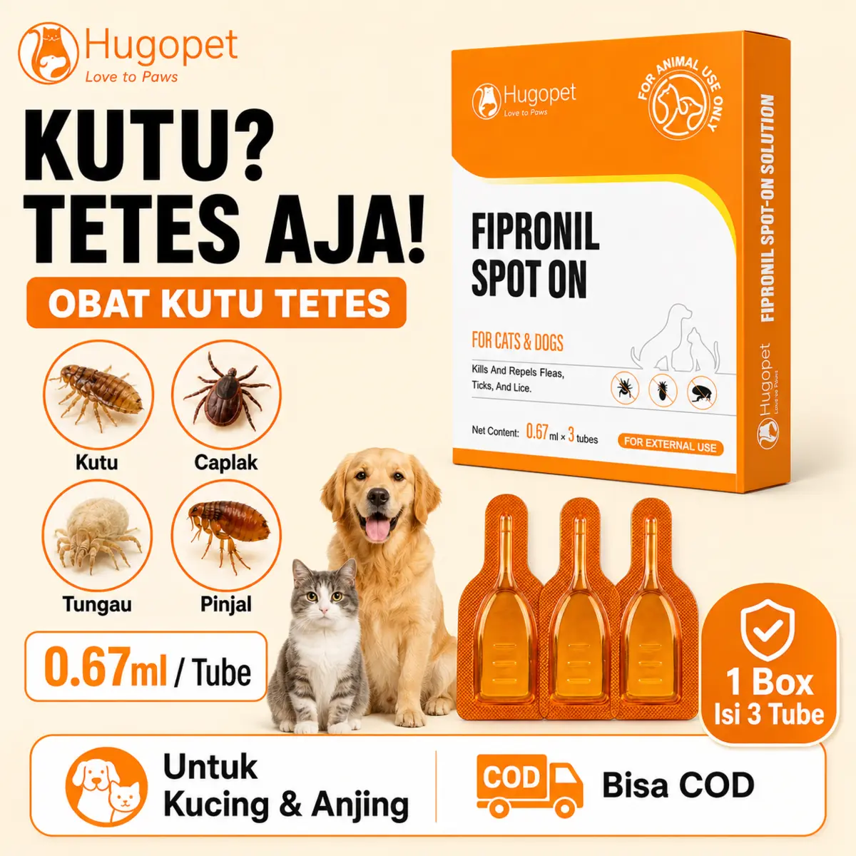 Fipronil Spot-on · gambar detail 1