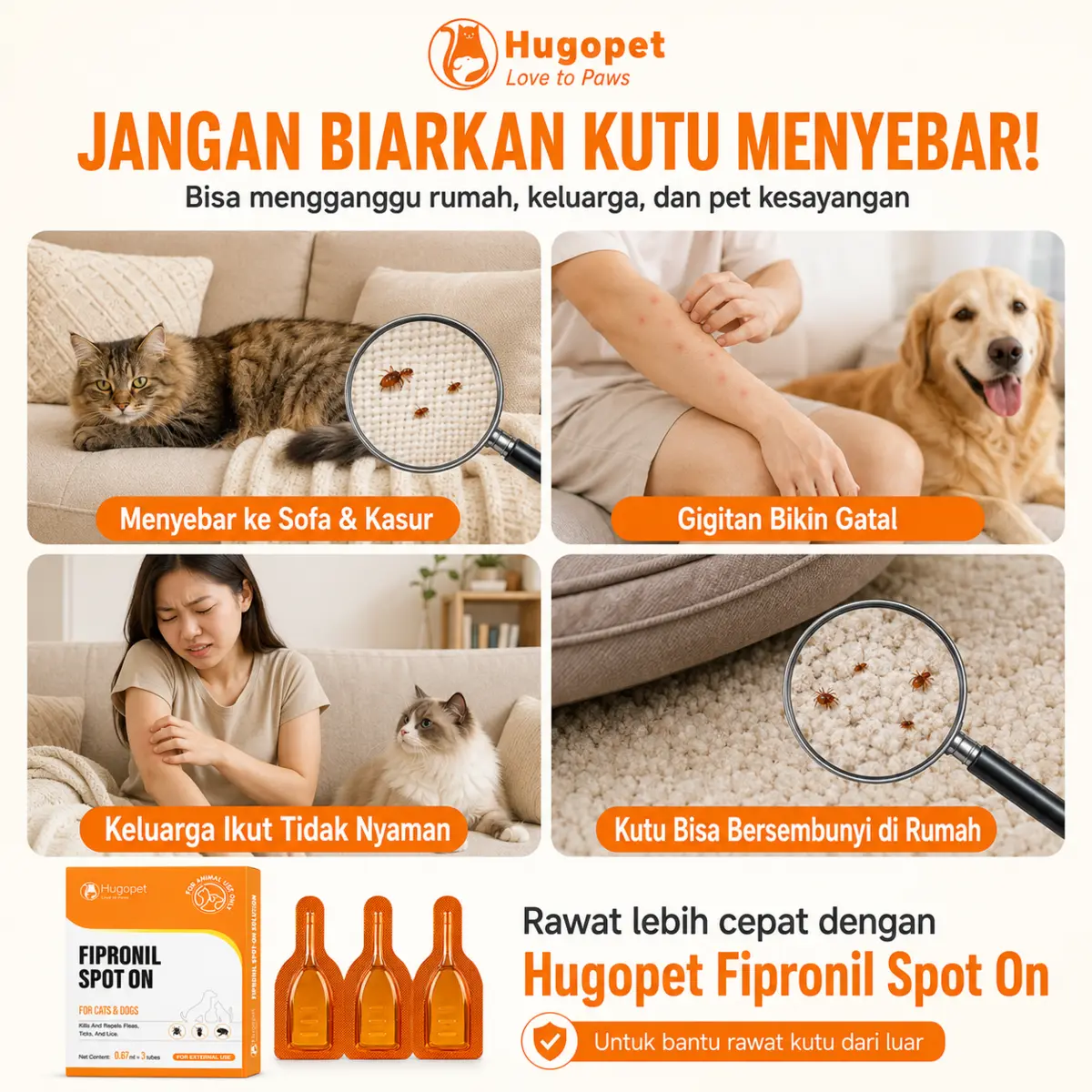 Fipronil Spot-on · gambar detail 3
