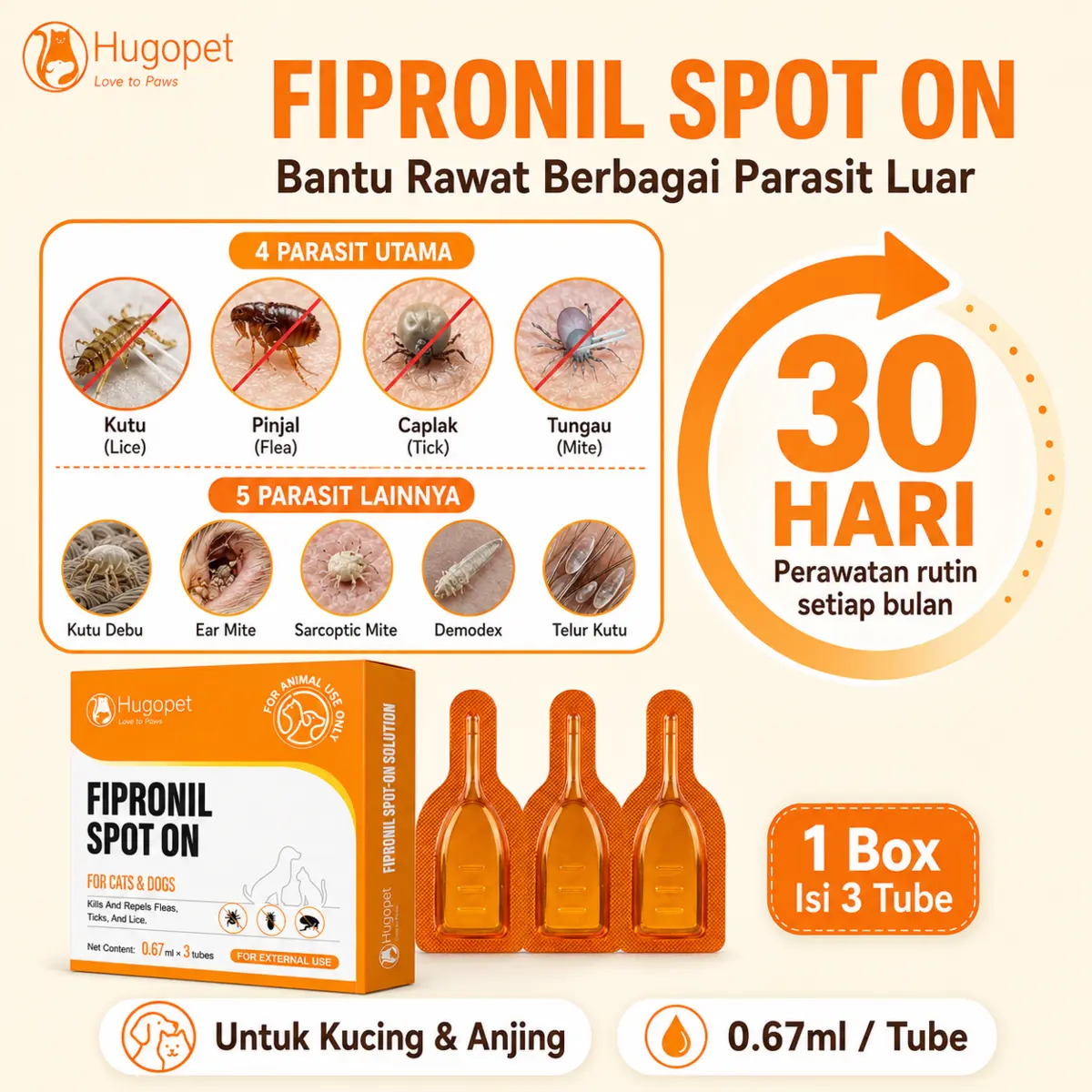 Fipronil Spot-on · gambar detail 4