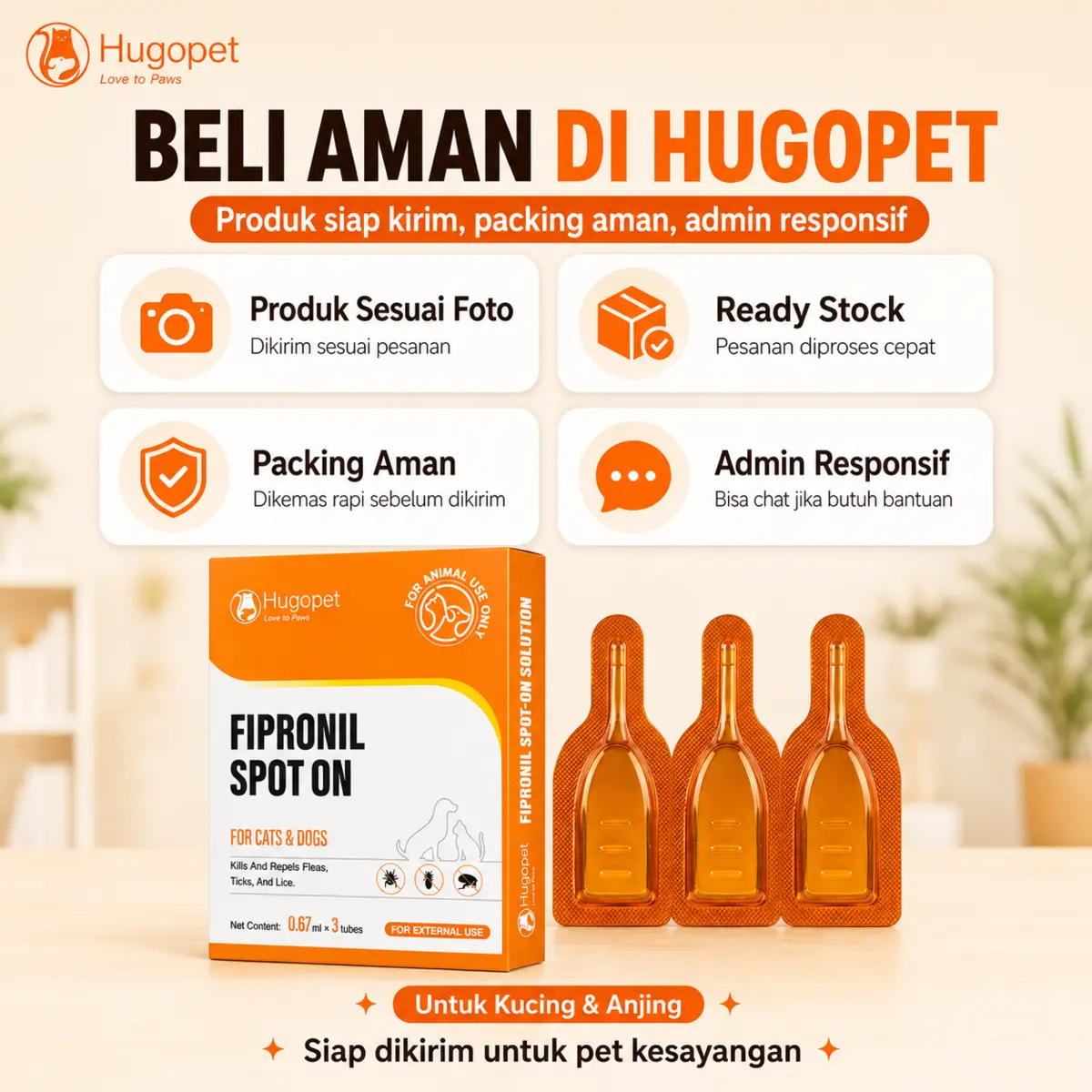 Fipronil Spot-on · gambar detail 9