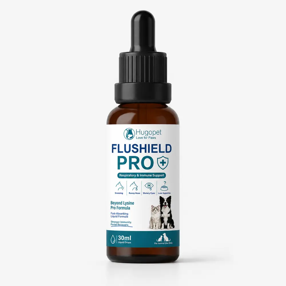Botol tetes Hugopet FluShield Pro 30 ml